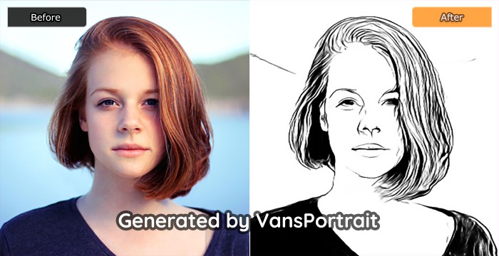 Turn Photo into Line Drawing