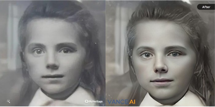 old photo enhanced by Myheritage and VanceAI Photo Restoration