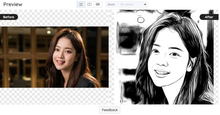 photo to outline drawing free