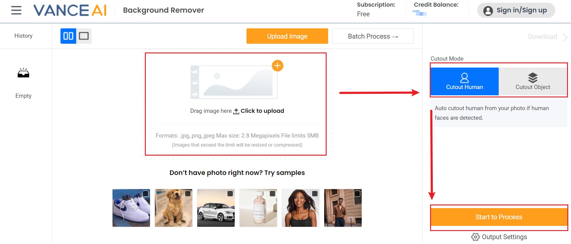 BGremover Workspace