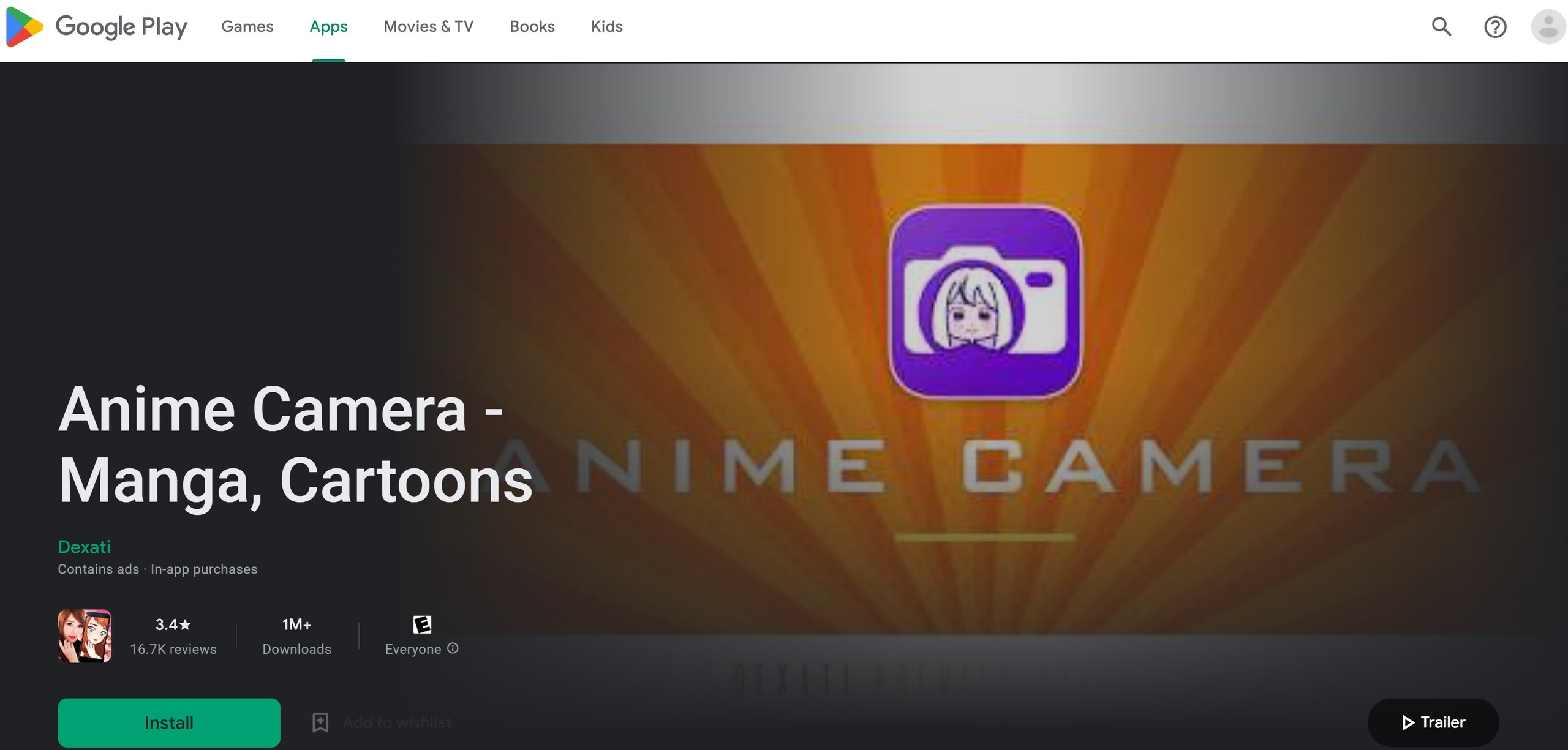 Anime Camera, Manga Comics