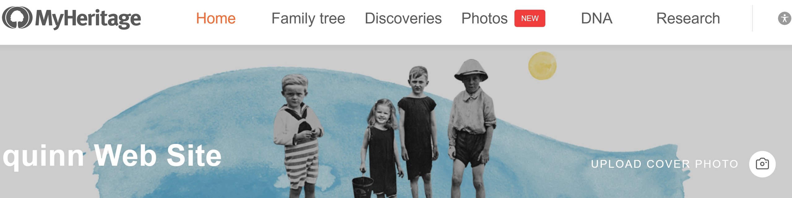 myheritage page