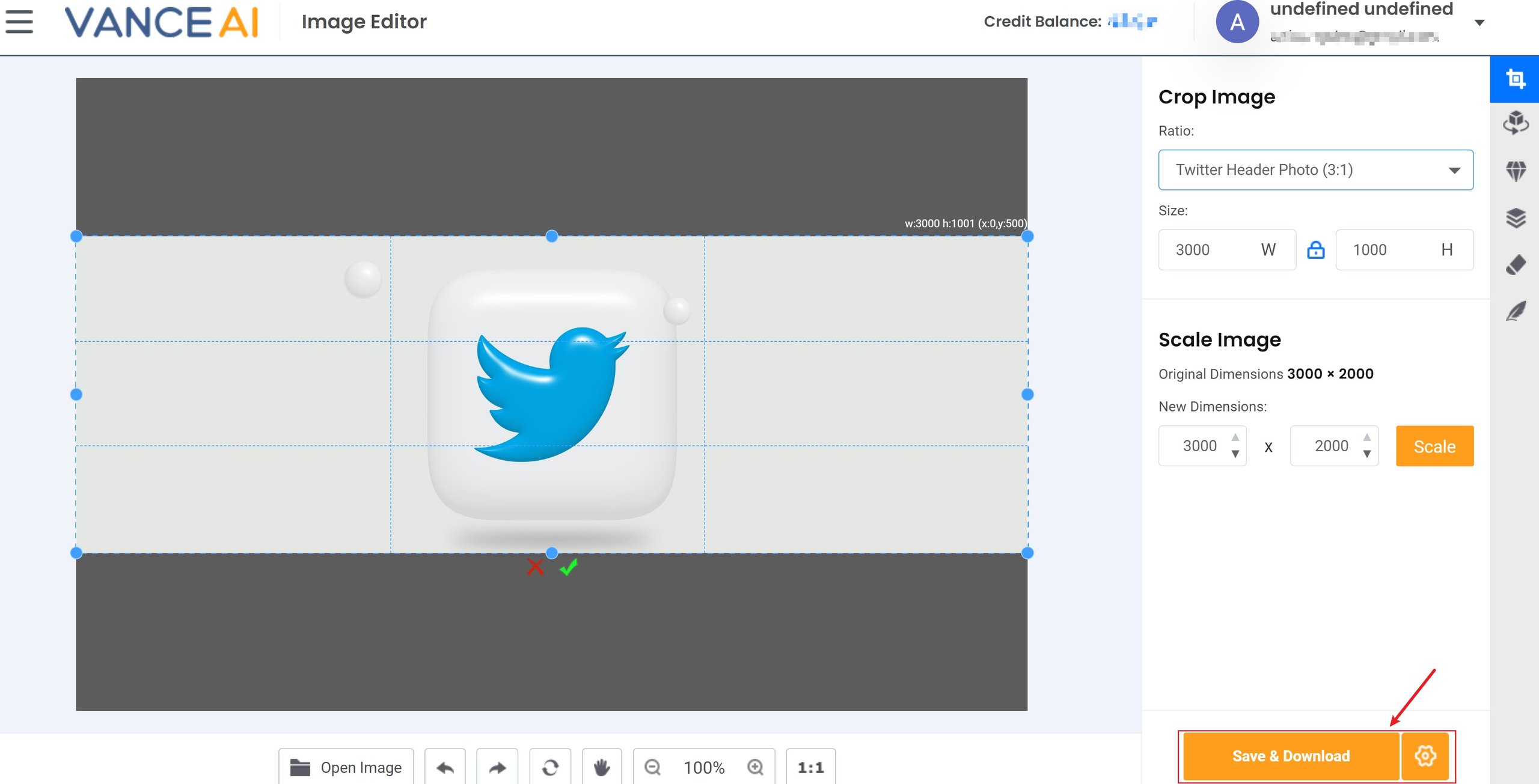 save and download