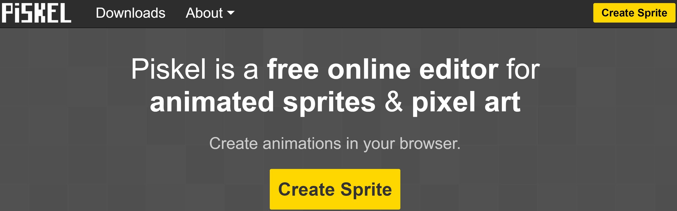 piskel home page