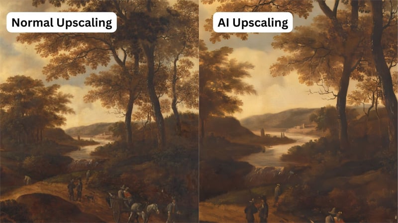 AI Upscaling - Artwork