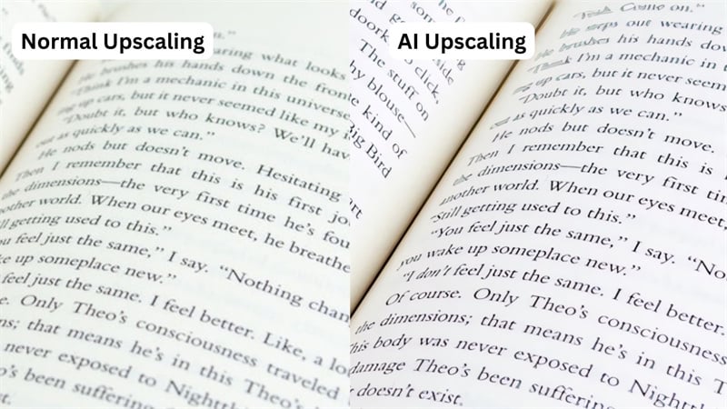 Image Upscaler - Text