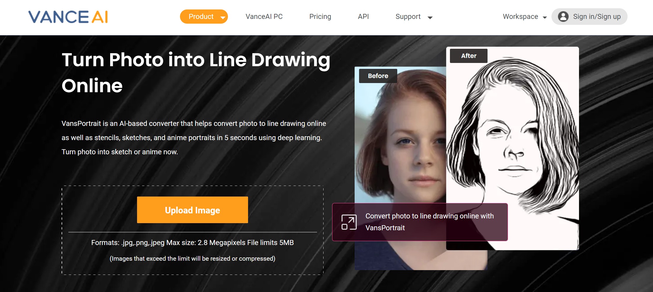 Coloring page tool VansPortrait