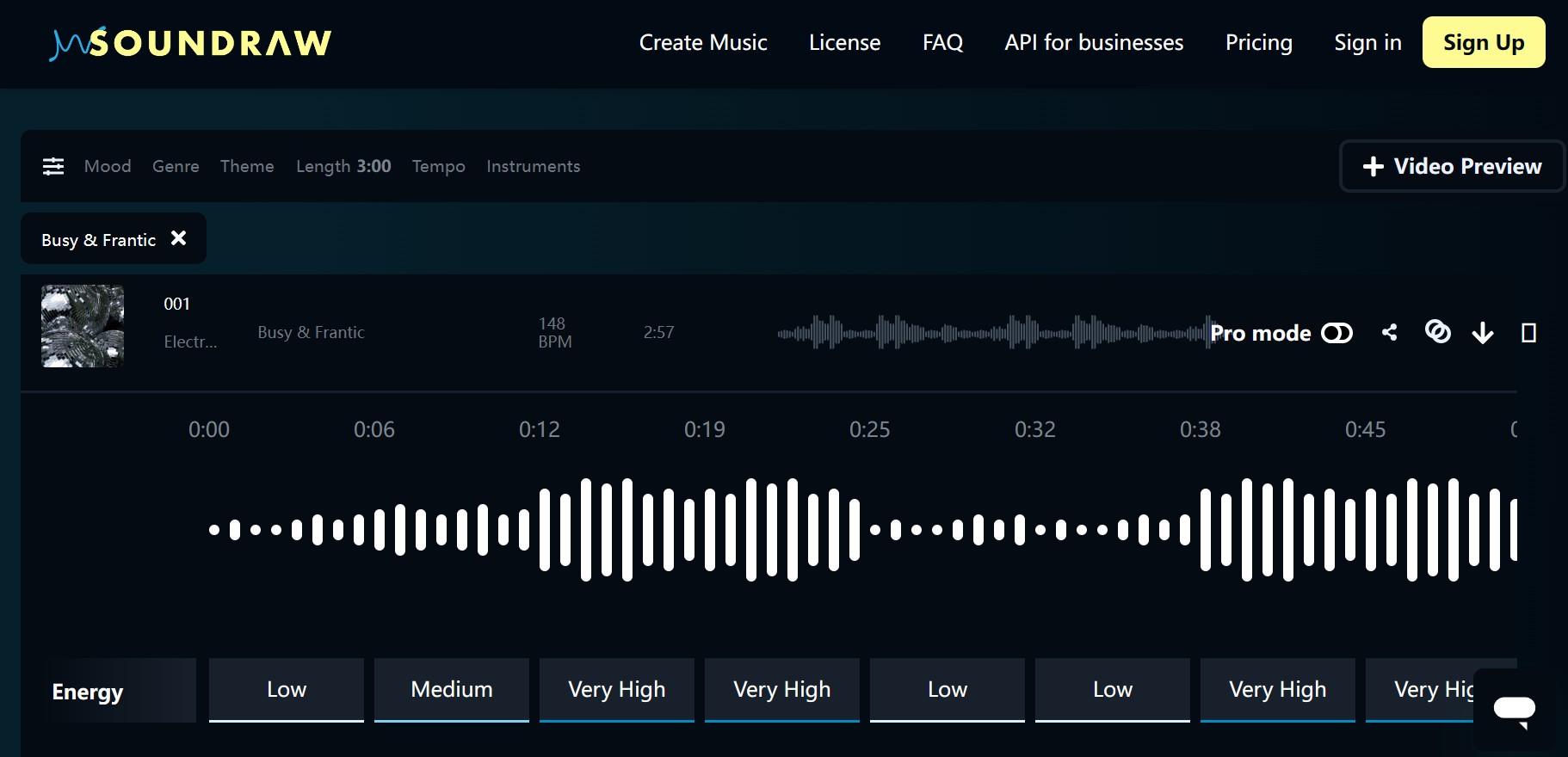 Customize the music
