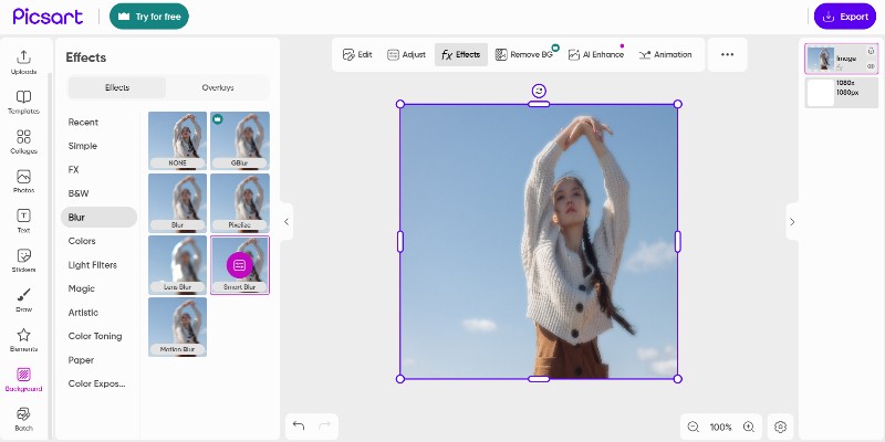 how to blur