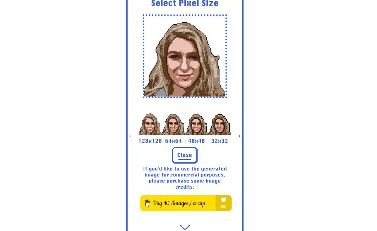 using pixel me step3