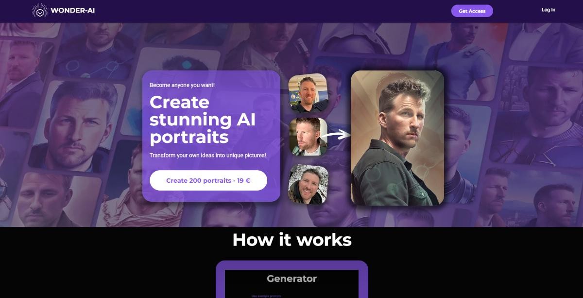 What is Wonder AI generator