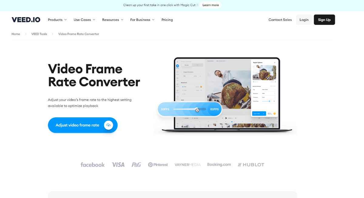Veed.IO Homepage