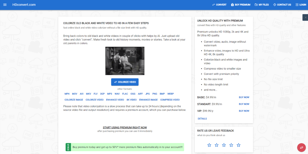 HDconvert Homepage