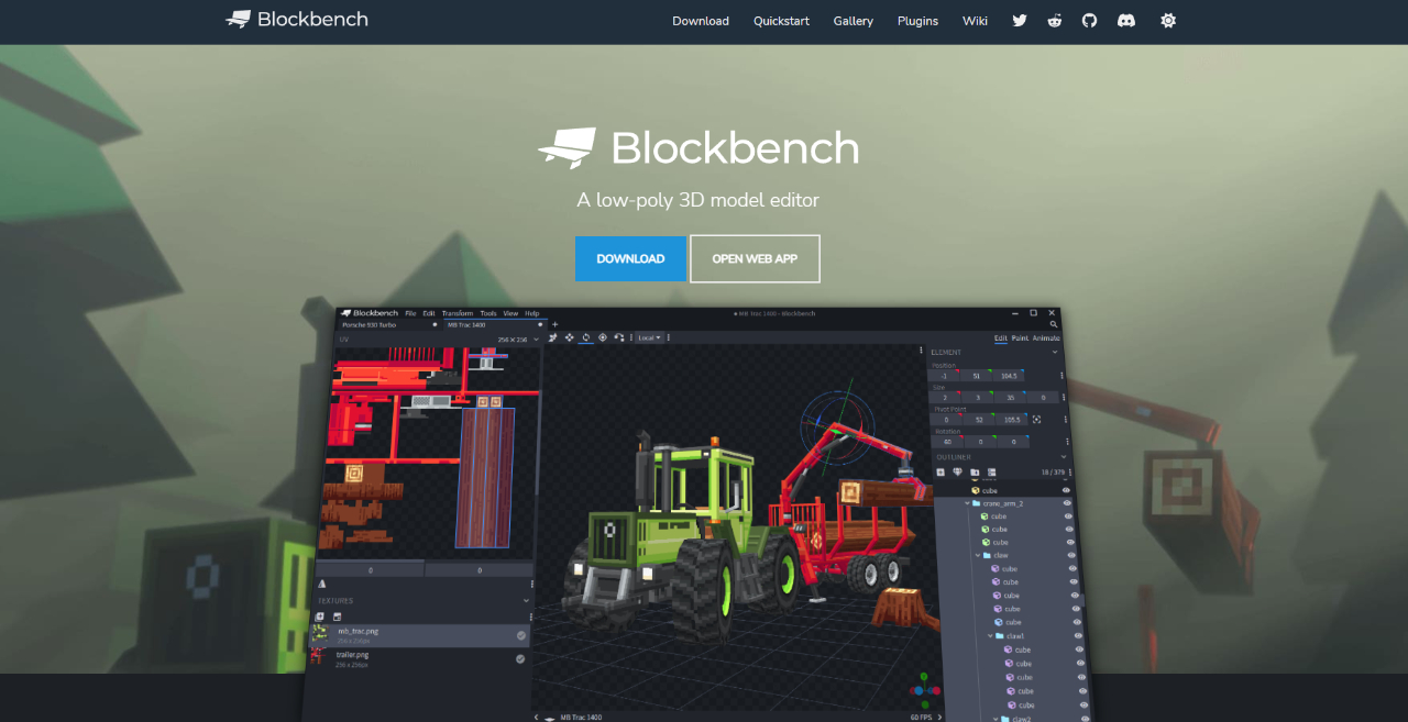 Blockbench Homepage