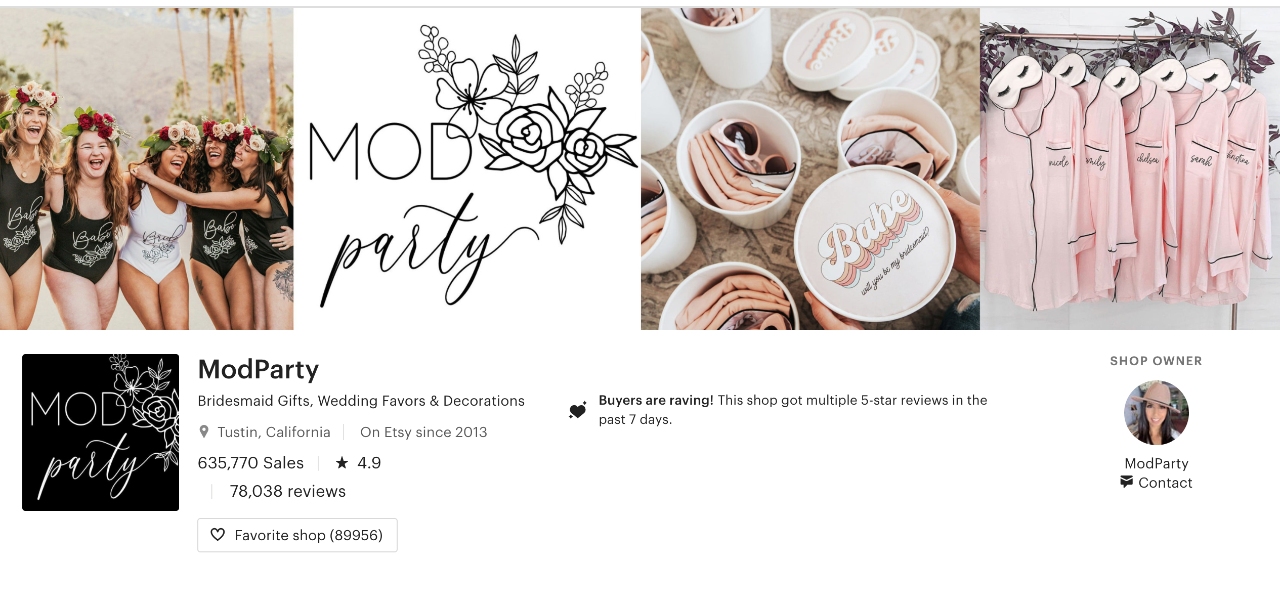 etsy banner idea