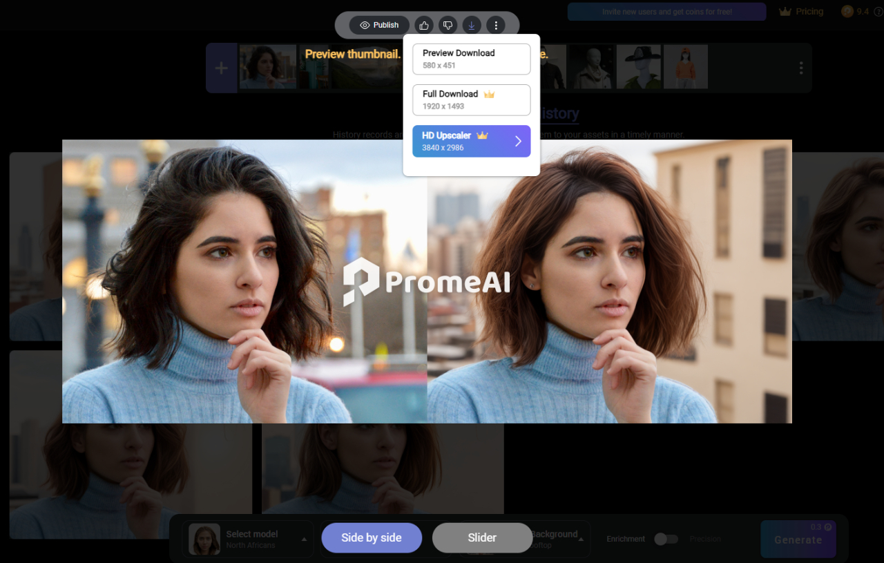DL Options PromeAI