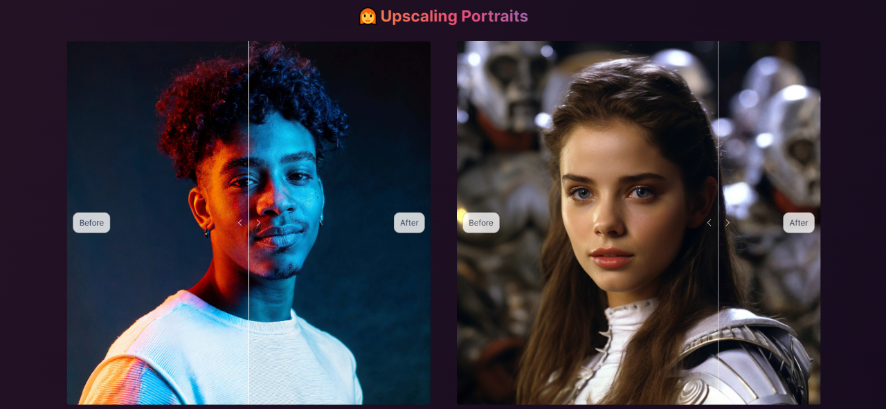Portrait Upscaling Magnific