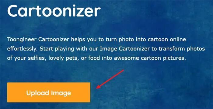Toongineer-Cartoonizer-homepage