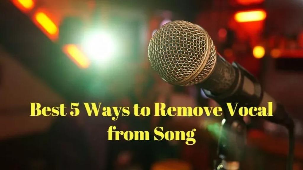 Best 5 Ways to Remove Vocal from Song