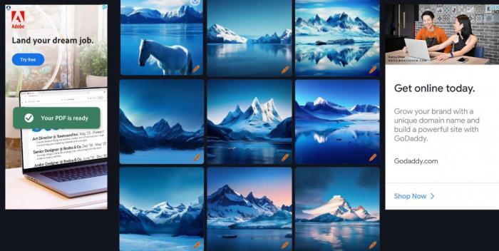 Ice Mountain Art
