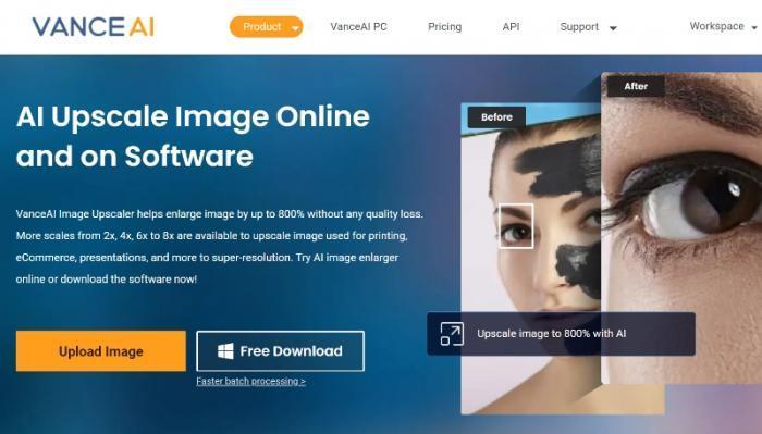 VanceAI Image Upscaler