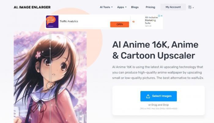 Imglarger AI Anime 16K