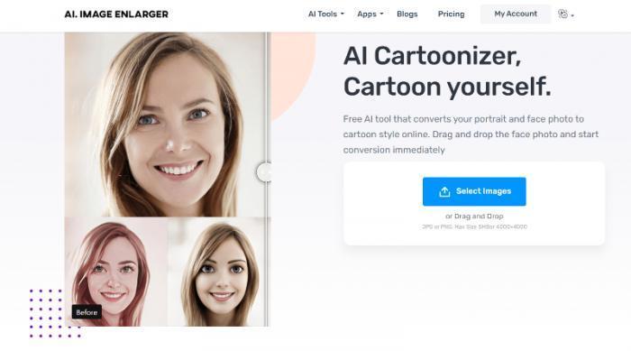 Imglarger AI Cartoonizer