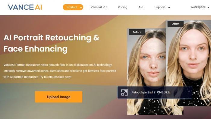 Alternative: VanceAI Portrait Retoucher