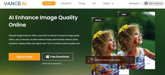 VanceAI Image Enhancer help face swap