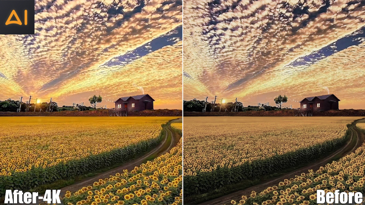 how to upscale video from 480p to 1080p with AI