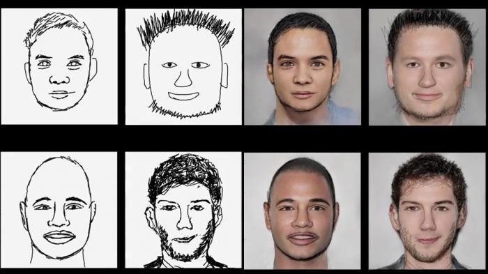 DeepFace Drawing'' that creates realistic facial photographs accurately and in real time from rough hand-drawn sketches - GIGAZINE